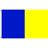 Blue and Gold Irish County Flag - 3 x 2