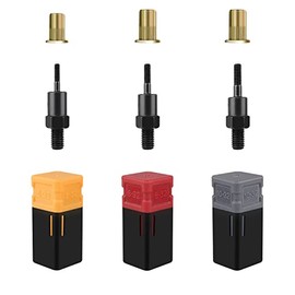 GIANTISAN Rivet Nut Mandrels Set, Including 6-32 8-32 10-32 and 30 Rivnuts, Rivnut Tool Replacement Tips, Expanded Mandrels Kit for Nutsert Tool