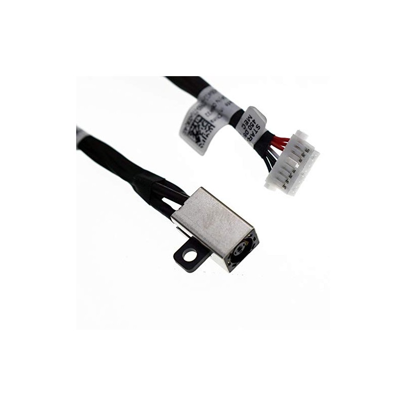 DC_in Power Jack with Cable Harness Connector Socket for Dell