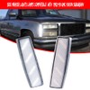 KENRTIR Clear Lens Front Side Marker Corner Lights Housing Assembly