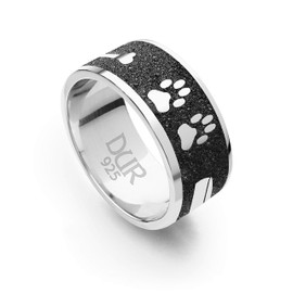 DUR Lucky Dog Women's Ring 925 Silver Size 60 (19.1) R4663.60, 60 (19.1), Silver