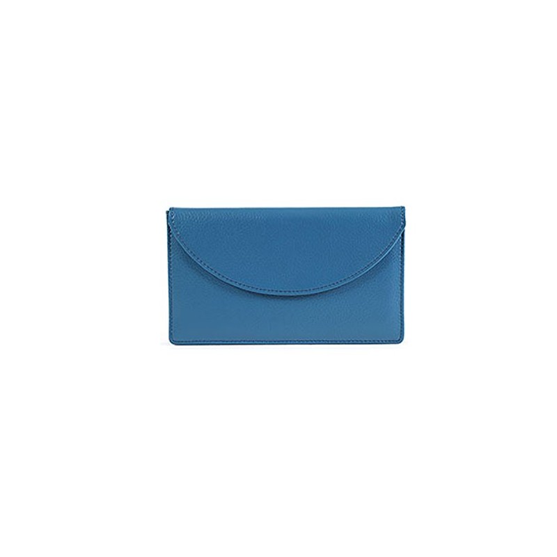 Shelly SY-MS013 Magnetically Shielded Bankbook Case/Wallet - blue -