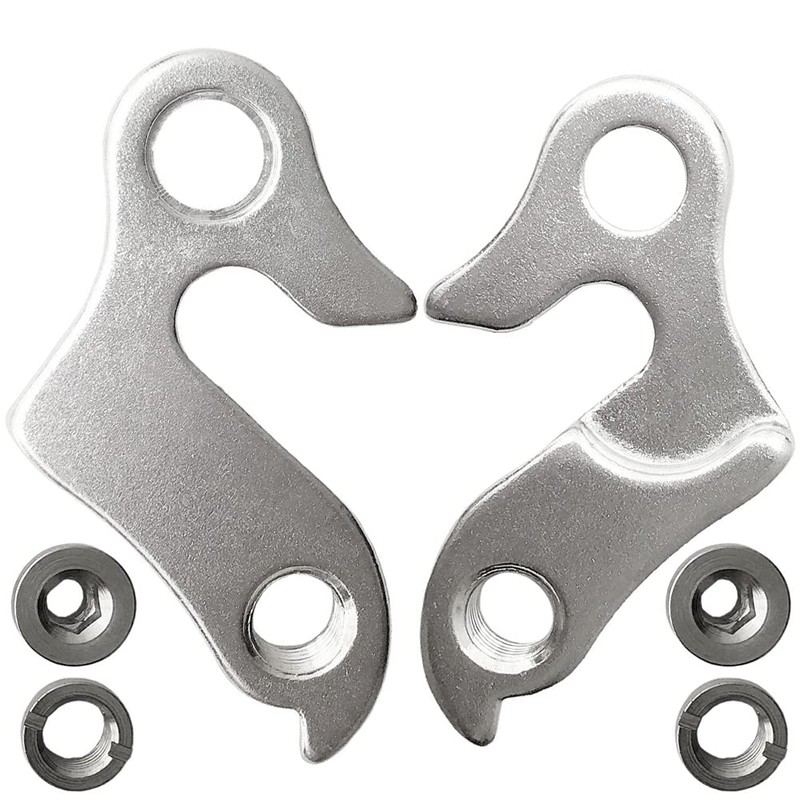 2 Sets Alloy Bike Rear Derailleur Hanger Transmission Tail Hook