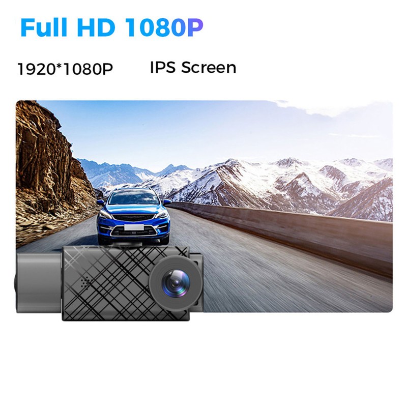 2in Dash Cam Camera 3 Lens DC12 to 24V 1920x1080P