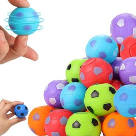 ZesNxj Pack of 16 Football Party Bags for Boys, Football Party Bags, Children's Birthday Party Bags, Football Fingertips Toy, Party Bag Football Birthday Boy for Children (Colour Random)