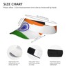 Cute India Flag Sport Sun Visor Hats Adjustable Empty Top