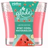 Glade Candle Jar, Air Freshener, Stay Cool Watermelon, 3.4 oz