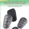 Mrltau 2 Pairs Mini Shin Pads Can't, Mini Shinpads, Shin