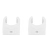 PIPE CLAMP WATER GAS PVC U-SHAPED FIXED CLIPS 20PCS SCREWS