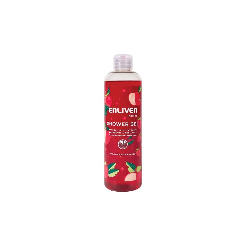 Enliven Raspberry and Red Apple Shower Gel 400ml