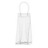 Wine Chiller Ice Bucket Plastic Bag Wine Cooler With Handle