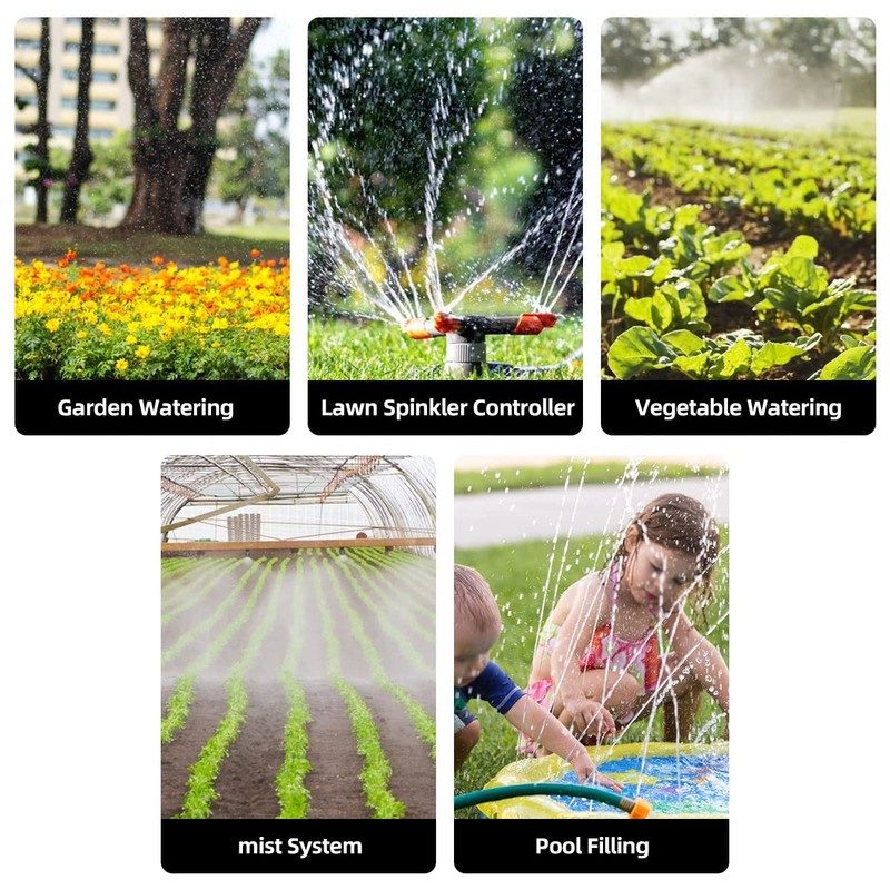 Yardeen Water Timer for Hose,Programmable Outdoor Faucet Sprinkler Timer Single