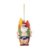 Beachcombers Santa with Surfboards Ornament