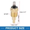 A ABSOPRO Engine Cooling Fan Temperature Sensor Switch 3/8" NPT