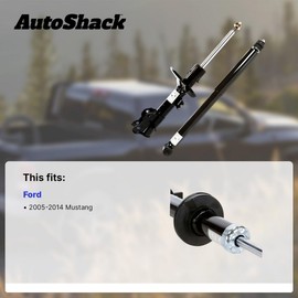 AutoShack Rear Shock Absorbers Replacement for 2005-2014 Ford Mustang 2-PC