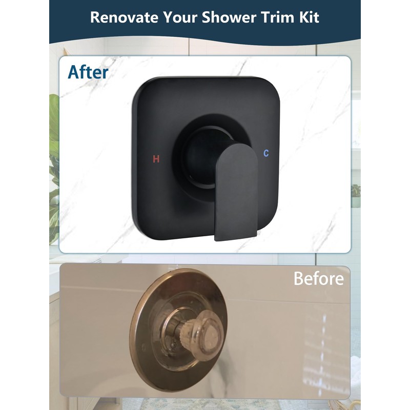 Replacement Shower Escutcheon Plate for Moen T2471BL Gibson Posi-Temp Trim