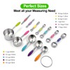 12-Piece Measuring Cup and Spoon Set, Includes 5 Stainless Steel