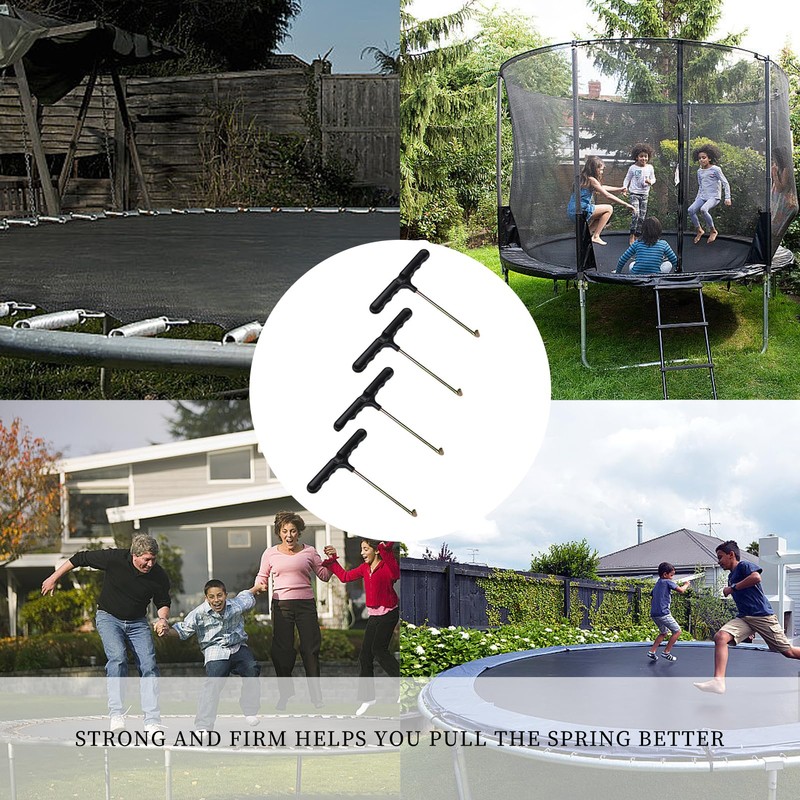 AONAYO Set of 4 trampoline springs, spring compressor trampoline, spring