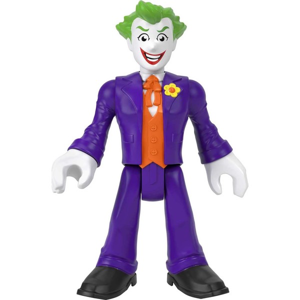Fisher-Price DC Super Friends Imaginext Preschool Toys the Joker Xl 10-Inch Poseable Figure for Pretend Play Ages 3+ Years
