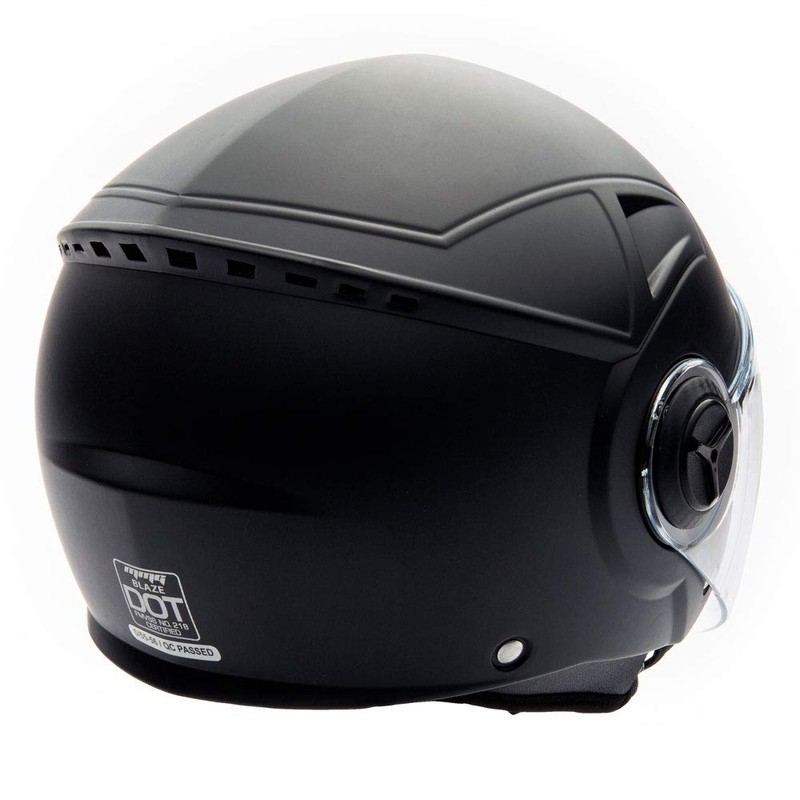 MMG 28 Motorcycle Scooter Pilot Open Face Flip Up Shield