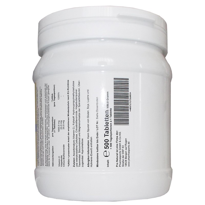 Vitamin C 1000 mg + Bioflavonoids Time Released 500 Tablets