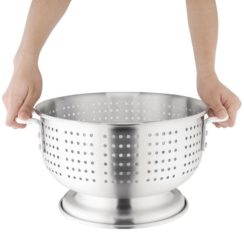 Vogue 12840 Colander 12In Strainer Kitchen Cooking Heavy Duty Aluminium
