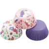 Non-Food Items Standard Baking Cups, Unicorn, Flower Print and Purple