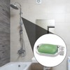 Soap Dish, Jagowa Soap Case Holder Shower Clip-on Rod Slide