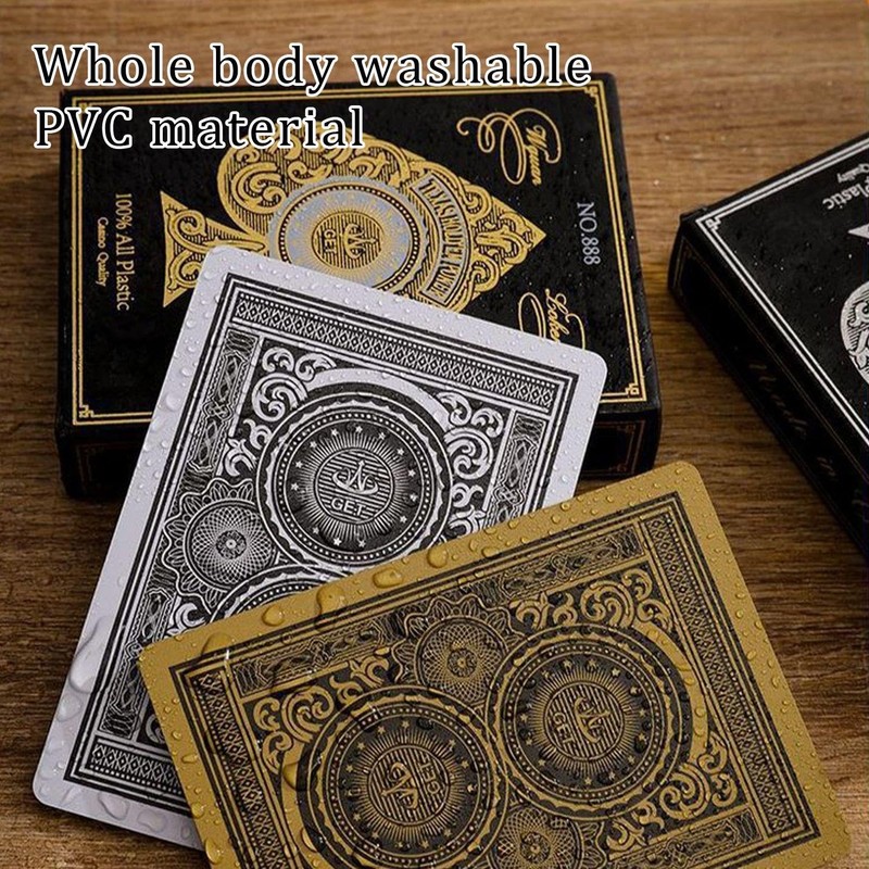 2 Decks Of Plastic Playing Cards, Waterproof Playing Cards, Durable