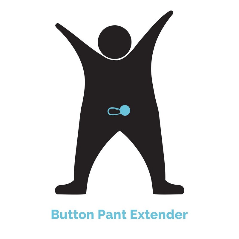 5-Pack Button Pant Extender - Adds 1" Instantly!