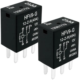 13361779 HFV9-G 12-Z-R(454) Relay (2-Pack) 5-Pin SPDT 12VDC 30A/20A
