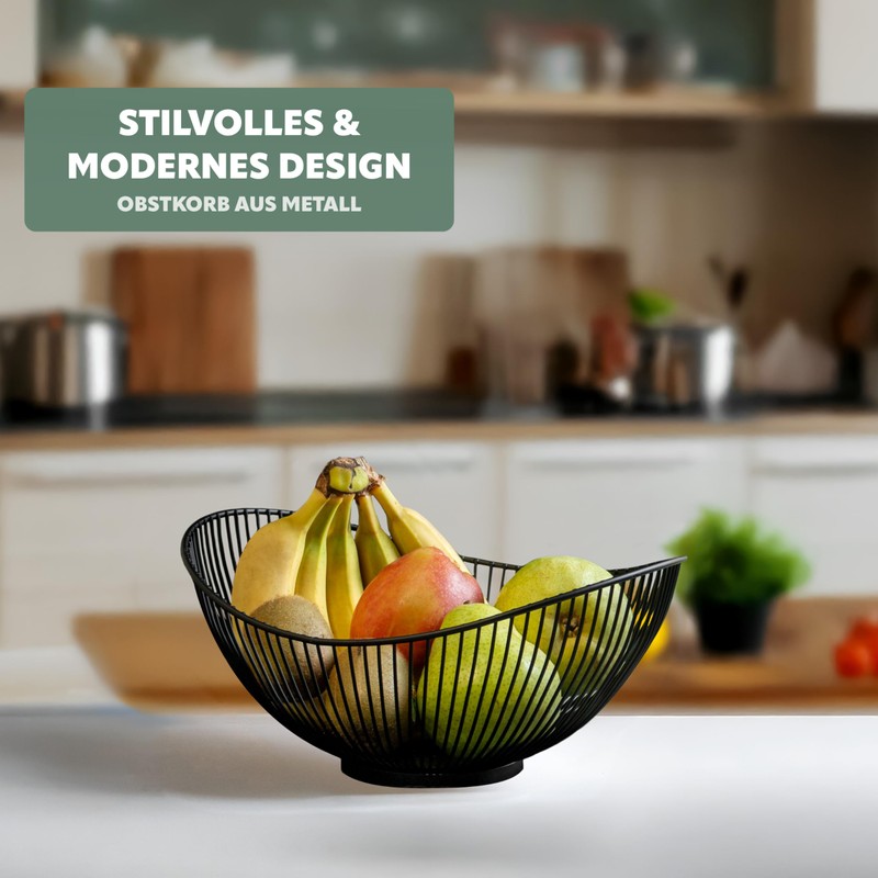 bremermann Fruit Bowl, Fruit Basket, Wire Basket, Oval Diameter Approx.