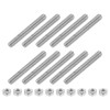 uxcell 1/4"-20 Fully All Threaded Rod, 10 Pcs 304 Stainless