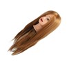 Hairdressing Mannequin Head 85 Percent Real Hair Flexible Multipurpose Hair