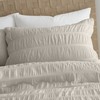 Catherine Lansfield Bedding Seersucker Single Duvet Cover Set with Pillowcase