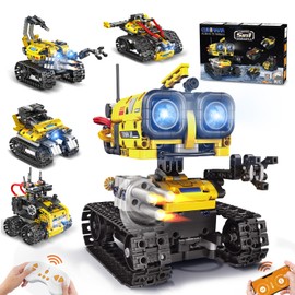 CUBIMANA Technik Robot Building Toy for Children - 5-in-1 App & Remote Control Technology Toy, Wall Robot/Engineering/Mech Scorpion Toy, Gifts for Boys Girls from 10 Years (Pack of 560)