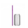 Flexible Plastic Drinking Straws - 7.75" x 0.23" (250, Purple)
