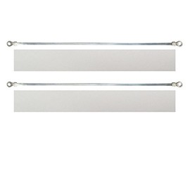 12-inch Hand Heat Seal Closer Impulse Sealer Accessories Repair Kit Heat Elements PTFE Cloth Covers, 2 Pcs heating element+2 Pcs PTFE Cloth (width 3mm)