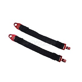 Rear Suspension Damper Travel Limit Straps 108mm for Traxxas 1/7 UDR Derser Racer - RED