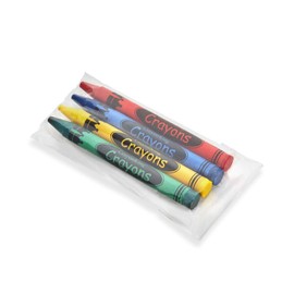 CrayonKing 50 Sets of 4-Packs (200 Bulk Crayons) – Non-Toxic, Individually Wrapped, Perfect for Parties, Restaurants, Classrooms & More