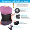 Bracepost back brace for lower back pain waist 26" to