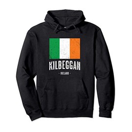 City of Kilbeggan Ireland | Men Women Kids - Irish Flag - Pullover Hoodie