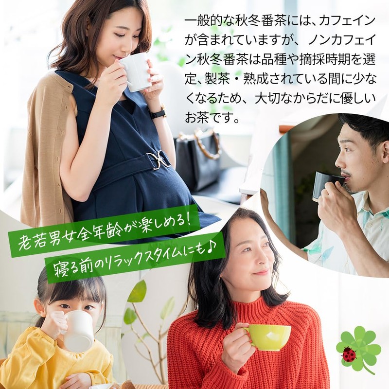 Mizutama Farm Decaffeinated Fall/Winter Bancha Tea Bags, 0.1 oz (4