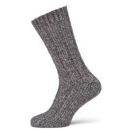 THE COZY SHEEP Wool Socks Men and Women Comfortable Warm Stockings Thick Cuddly Socks for Cold Feet Norwegian Wool Socks Durable Sheep's Wool Socks, Dark Grey 3-Pack