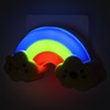Annmore Night Light Socket Children's Rainbow Socket Light with Twilight