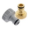 Brass tap connector G 1 inch (IG), tap connection Gardena