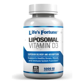 Lifes Fortune Vitamina D3 Liposomal 5000 Iu 60 Cpsulas                                                                                                