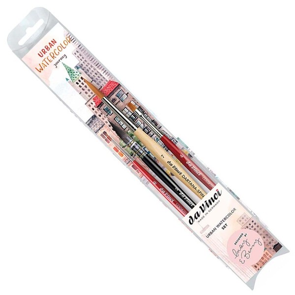 da Vinci Urban Watercolor 4 Assorted Brushes
