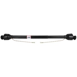 Black PTO Shaft, ACZCR 1-3/8" PTO Drive Shaft 6 Splines Both Ends PTO Driveline Shaft, 48"-80.5" PTO Shaft, Series 4 PTO Shaft without Slip Clutch for Bush Hog/Finish Mower