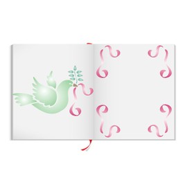 Stencils for Walls: Dove of Peace Stencil, 5 x 3.25 inch - Christmas Peace Dove Olive Branch